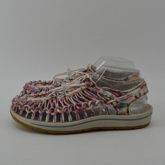 Keen Uneek Canvas Womens Sz 9 Cord Classic Sandals Tie-dye - Picture 7 of 13